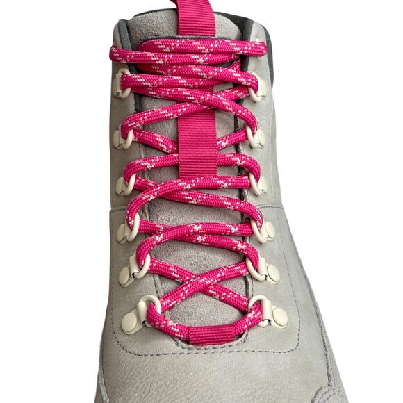 Cole Haan Women's Zerogrand Omni Hiker Boot Gray Leather Suede Lace Up Size 7B - Picture 2 of 10